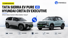 Tata Sierra EV Pure Vs Hyundai Creta EV Executive - Which Base Variant Offers Better Value? Tata Sierra EV Pure Vs Hyundai Creta EV Executive - Which Base Variant Offers Better Value?
